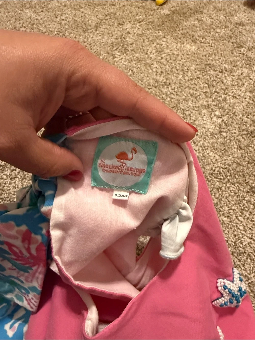 Pink Starfish Two-Piece Kids Matching Set